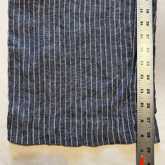 QUINCE 100% EUROPEAN LINEN WIDE-LEG PANTS, LARGE - Picture 4 of 6